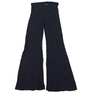 Nightcap by Carissa Rene Lace Flare Pants 4 Blk Short Lined Whimsigoth Festival